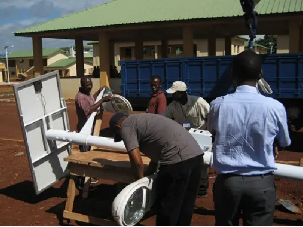 Angola Solar Street Light Project