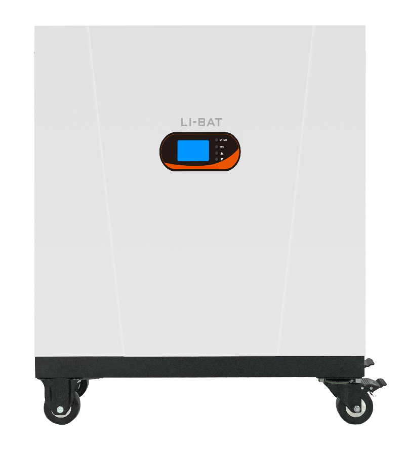 Lead acid replacement lithium battery system with multiple units displayed on screens