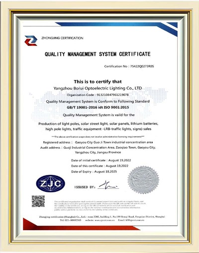 ISO 9001 Certification